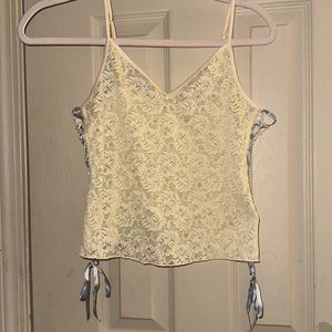 Vintage Balletcore Lace Babydoll Tank